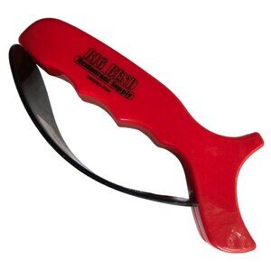 Big Bend Stainless Steel Blade Sharpener With Finger Guard - 6.5" Safety Grip Ha
